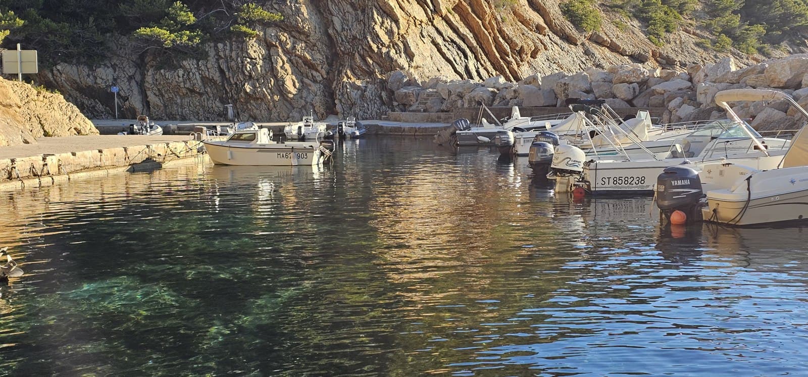 Le petit port et ses bateaux