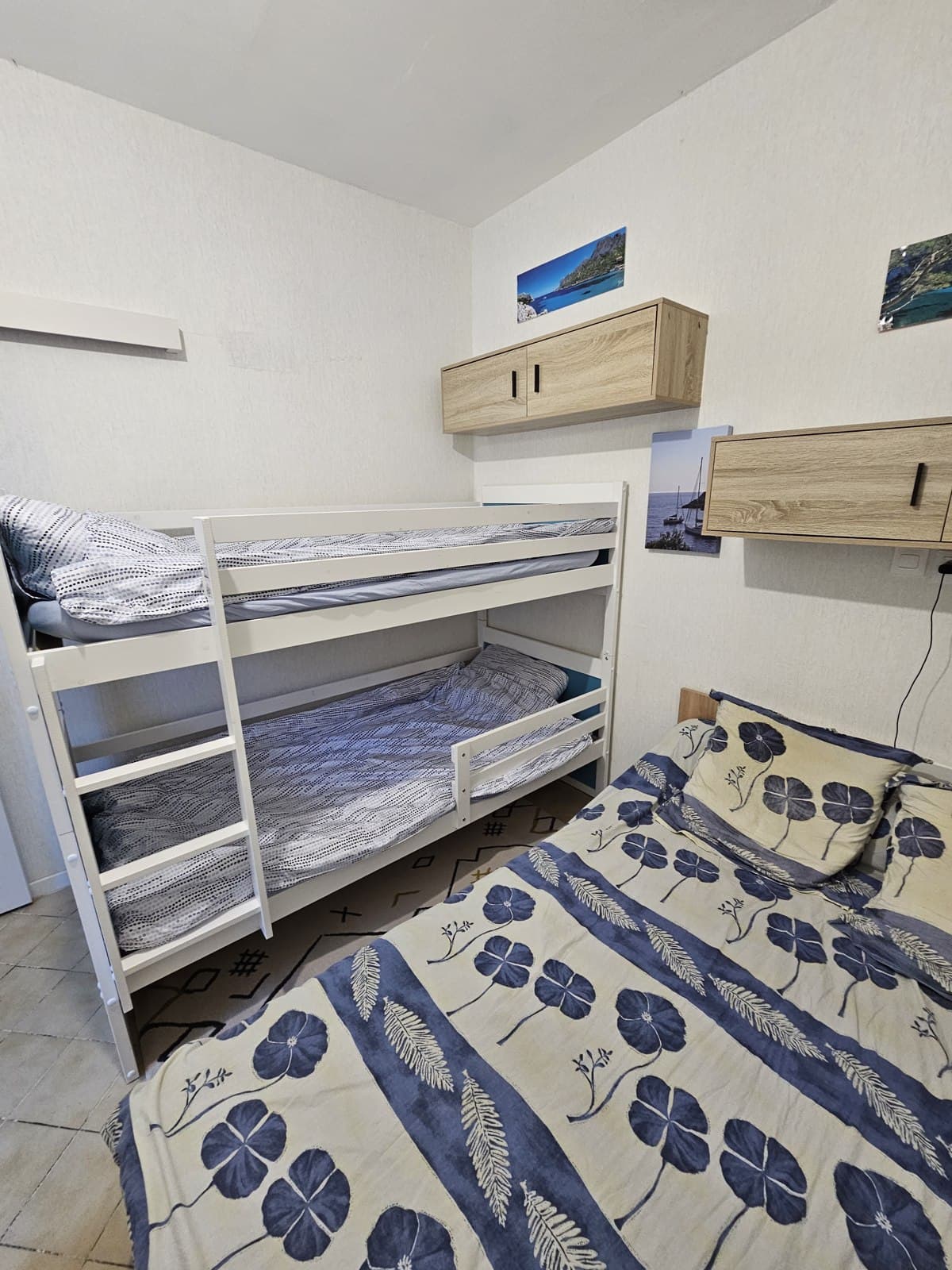 La chambre avec sa nouvelle literie