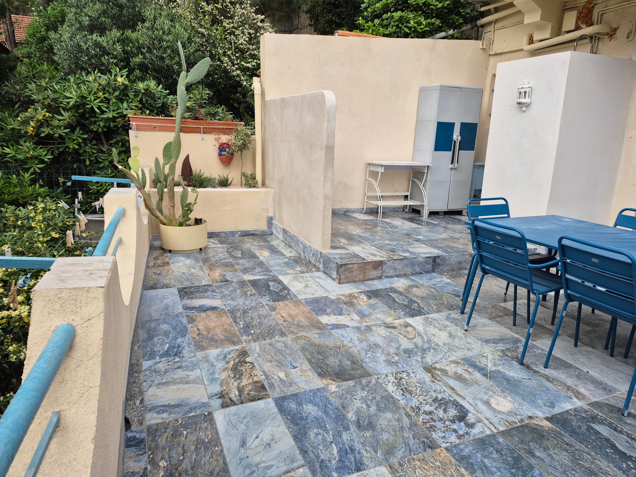 La terrasse de l'appartement